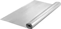 SucceBuy Podwójna odblaskowa rolka izolacyjna, folia bąbelkowa Bariera promieniująca, 3,2 mm, 48 cali x 10 stóp, dwustronna folia aluminiowa odbijająca ciepło Folia bąbelkowa ochronna