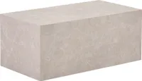 Home Deluxe - Couchtisch Amiri  L - Farbe: Beige, Größe: 95 x 50 cm, MDF Platte, bereits fertig montiert I Wohnzimmertisch Beistelltisch Sofatisch