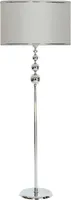 Opviq, Krom Kaplama Uclu Globe Duz Tekli, Stehlampen, Chrom, Metall, 40 x 40 x 160 cm