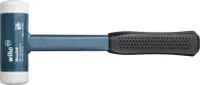 Schonhammer rückschlagfrei, sehr hart mit Stahlrohrstiel, Rund-Schlagkopf (39022) 60 mm