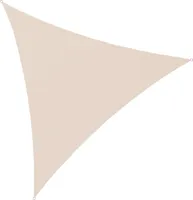 Sonnensegel Sonnenschutz Dreieckig UV-Schutz Outdoor wasserdicht 10183, Farbe:Beige-beige, Größe:4x4x4m
