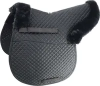 HySPEED Fab Satteldecke mit Fleece BZ1414 (Einheitsgröße) (Schwarz)