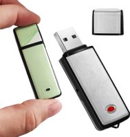 Diktiergerät 8GB USB Mini Tragbar Aufnahmegerät Recorder MP3 Sprachaufnahme DP-1