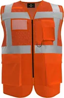 Korntex KXEXQ | Multifunkitons-Warnweste Mesh Multifunction Vest - Farbe: Signal Orange - Größe: L