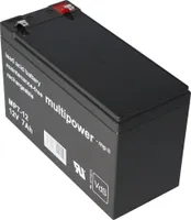 MultiPower MP7-12 Blei Akku mit Faston 4,8 mm 12V, 7000mAh