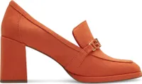 MARCO TOZZI Damen Pumps by GMK Trotteur Blockabsatz Zierspange 2-84402-42, Größe:39 EU, Farbe:Orange