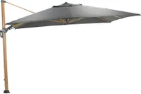 Hawaii Deluxe Sonnenschirm - 300x300cm -  light teaklook - royal anthrazit