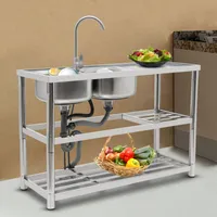 Spülbecken  Edelstahl Gastrospüle Waschtisch Spültisch