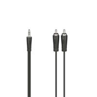 Audio-Kabel, 3,5-mm-Klinken-Stecker - 2 Cinch-Stecker, Stereo, 3,0 m (