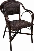 Rattan Sessel dunkelbraun - (3572)