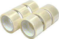 36 Rollen Midori Packband Klebeband Transparent Laut PP Paketband 48 mm x 66 m