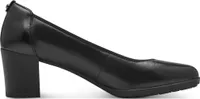 Tamaris Damen Pumps Leder Blockabsatz bequem 1-22416-43, Größe:38 EU, Farbe:Schwarz