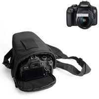 K-S-Trade Kameratasche Fototasche Schultertasche Umhängetasche kompatibel mit Canon EOS 2000D Colt  für Systemkameras Schutzhülle bag
