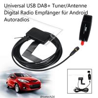Universal USB DAB+ Tuner/Antenne Digital Radio Empfänger für Android Autoradios