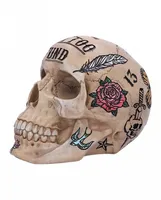 Nemesis Now Coin Skull Tattoo Fund Sparschwein    One Size