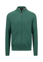 Fynch Hatton 1414223 Vollreißverschluss Pullover Grün XL Mann Grün XL