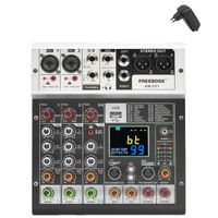 DJ-Konsole, 4-Kanal-Mischpult, Bluetooth-Sound, Am-ut1-eU