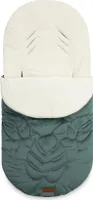 SENSILLO - Fußsack Kinderwagen Winter - Samt Außenstoff Gesteppt - 95x45cm - Grün