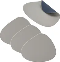 Tischset 4-teilig Blau/Grau