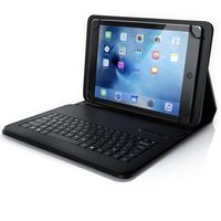 CSL Bluetooth Tastatur mit Schutzhülle, Tablet-Tastatur für 9-12 Zoll Tablets, magnetische Befestigung, Multimedia Funktionstasten, QWERTZ Layout