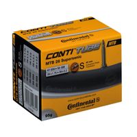 Continental 0181691 26' Schlauch 'MTB 26 Supersonic', 26x1.75/2.00' (47/55-559), SV 42 mm, schwarz