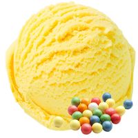 Bubble Gum Geschmack Gelb Eispulver Softeispulver 1:3 - 1 kg