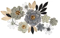 abc HOME | Wanddeko Blumen | 122 cm B
