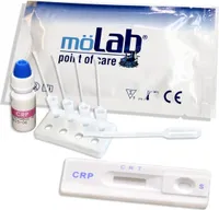 rýchlotest möLab CRP na detekciu zápalových ochorení 10 testov