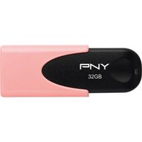 PNY 32GB Attaché 4, 32 GB, USB Typ-A, 2.0, 25 MB/s, Dia, Pink