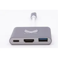 Adaptér 3 v 1 USB typu C na HDMI USB 3.0 USB-C