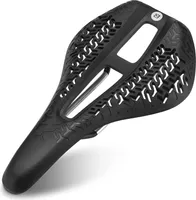 ROCKBROS Fahrradsattel Rennradsättel Sportsattel für Rennrad MTB Trekking, Schwarz