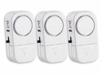 VisorTech Mini Alarmanlage für Tür Fenster im 3er Set Alarm Sicherheit Haussicherung
