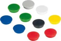Lepicí magnet FRANKEN lepicí síla: 2 500 g průměr 38 mm různé barvy 10 magnetů