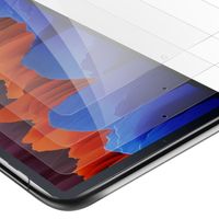 Cadorabo 3x Panzer Folie für Samsung Galaxy Tab S7 (11 Zoll) in Transparent Tablet Schutzfolie Tempered
