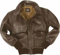 Us Lederjacke Flieger A2 Braun