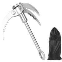 Outdoor Survival Nerezová ocel Horolezectví Grappling Hook 3 Claws Hinged Hook