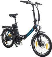 smartEC E-Klapprad Camp-20D E-Bike 20 Zoll Schwarz