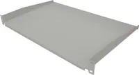 INTELLINET 19" Fachboden 300mm Frontmont. n. perforiert grau