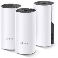 TP-LINK Wifi Mesh kit Deco E4(3-pack) 2.4GHz a 5GHz, přístupový bod, IPv6, 1200Mbps, integrovaná ant