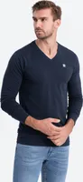 Ombre Clothing Pánske tričko s dlhým rukávom Keuntres navy M