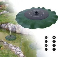 YARDIN Springbrunnen Solar Lotus Teichpumpe Dekoration, 1,4W Solarpumpen Pumpe Aussen für Garten, Teich, Vogel-Bad, Fisch-Behälter