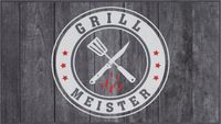 BBQ Grillmatte "Grillmeister Premium" Grillunterlage Outdoorteppich 