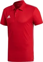 adidas ClimaLite pánske polo tričko čierne, veľkosť:XL, farba:červená