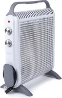 Duronic HV180 Elektroheizung, Konvektor Heizkörper, flaches Heizgerät mit Tragegriff, kleine energiesparende Elektro-Heizung mit 2 Stufen