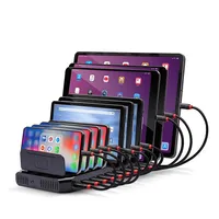 Zasilacz Lindy - 2,4 A - 10 portów wyjściowych (USB)