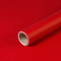 Geschenkpapier Rot, einfarbig, Geburtstagspapier, Weihnachtspapier, 0,70 x 10 m