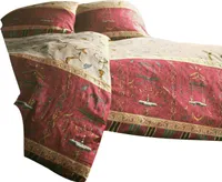 Bassetti Bettwäsche-Garnitur OPLONTIS Farbe ROT V8 135x200 cm