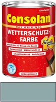 Consolan Wetterschutz-Farbe 2,5 L silbergrau