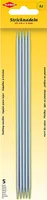 KLEIBER Stricknadel-Set / Strumpfspiele 200 mm x 3,0 mm 5 Aluminium-Stricknadeln