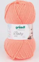 50g Baby  Strickgarn Häkelgarn apricot (08) stricken häkeln